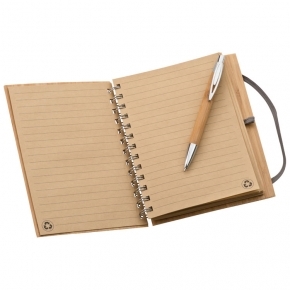 Bamboo cover notebook A5