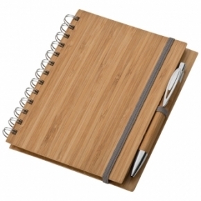 Bamboo cover notebook A5