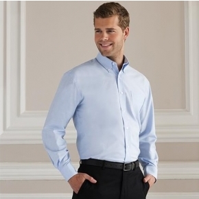 Men's Long Sleeve Easy Care Oxford Shirt Russell